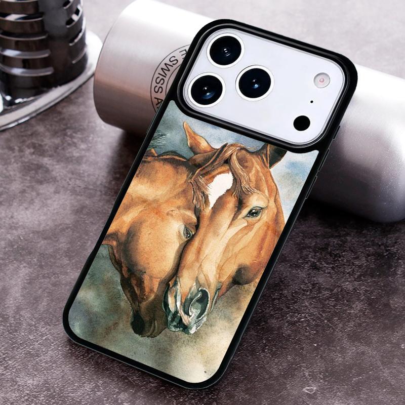 

Galloping Horse Phone Case for iPhone 17 16 15 Pro Max Air 14 13 12 11 Plus Shockproof Cover iPhone 13 Pro