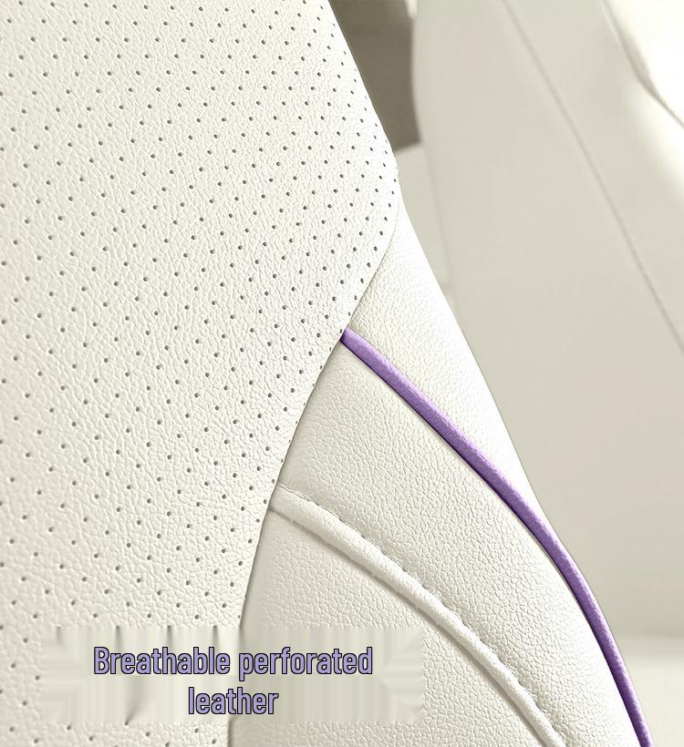 New Model Perforated Leather Car Seat Cushion for Xingrui L - Universal, All-Season Comfort
