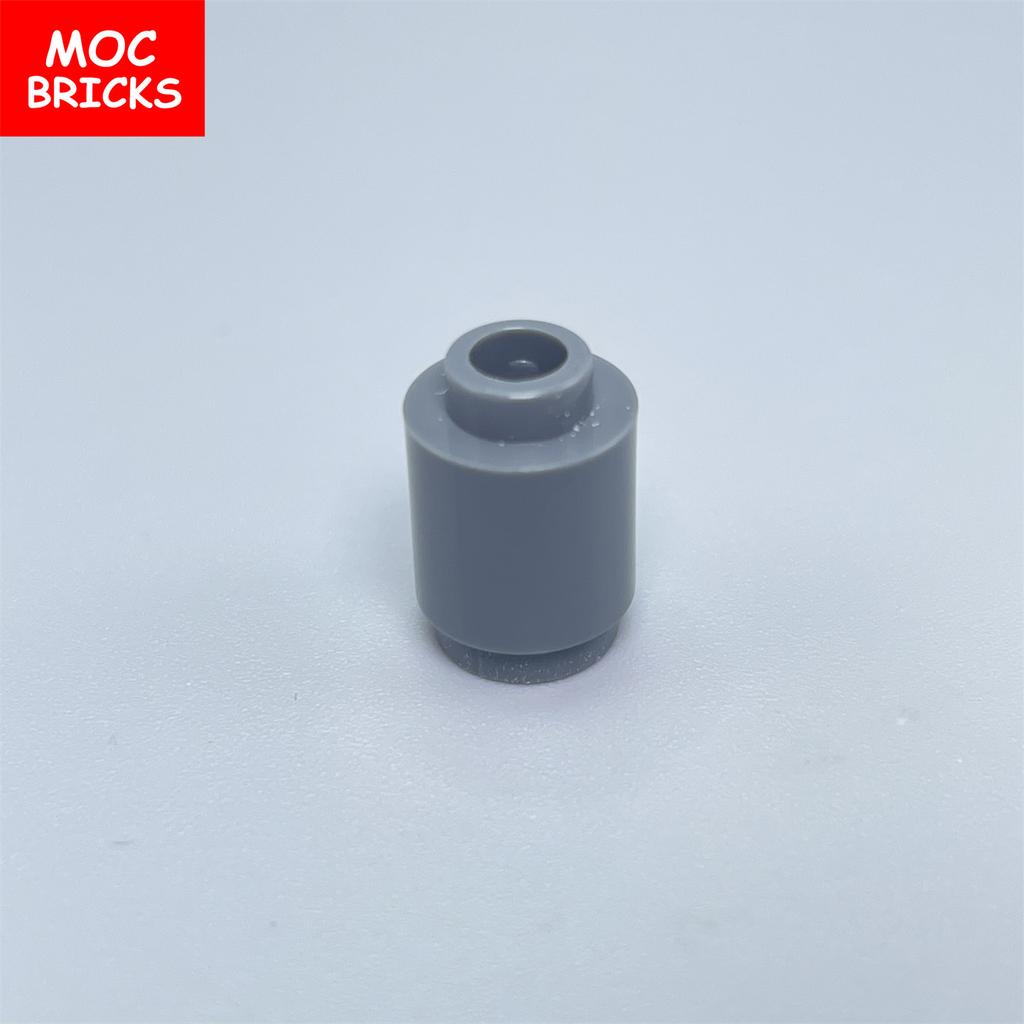 10pcs MOC Bricks Round Brick 1x1 Transparent Clear 3062 18860 30068 Educational Building Blocks Toys Kids Gifts