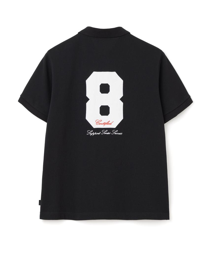MILLO ARCHIVE Ma Team Pique Polo Shirt [Black]