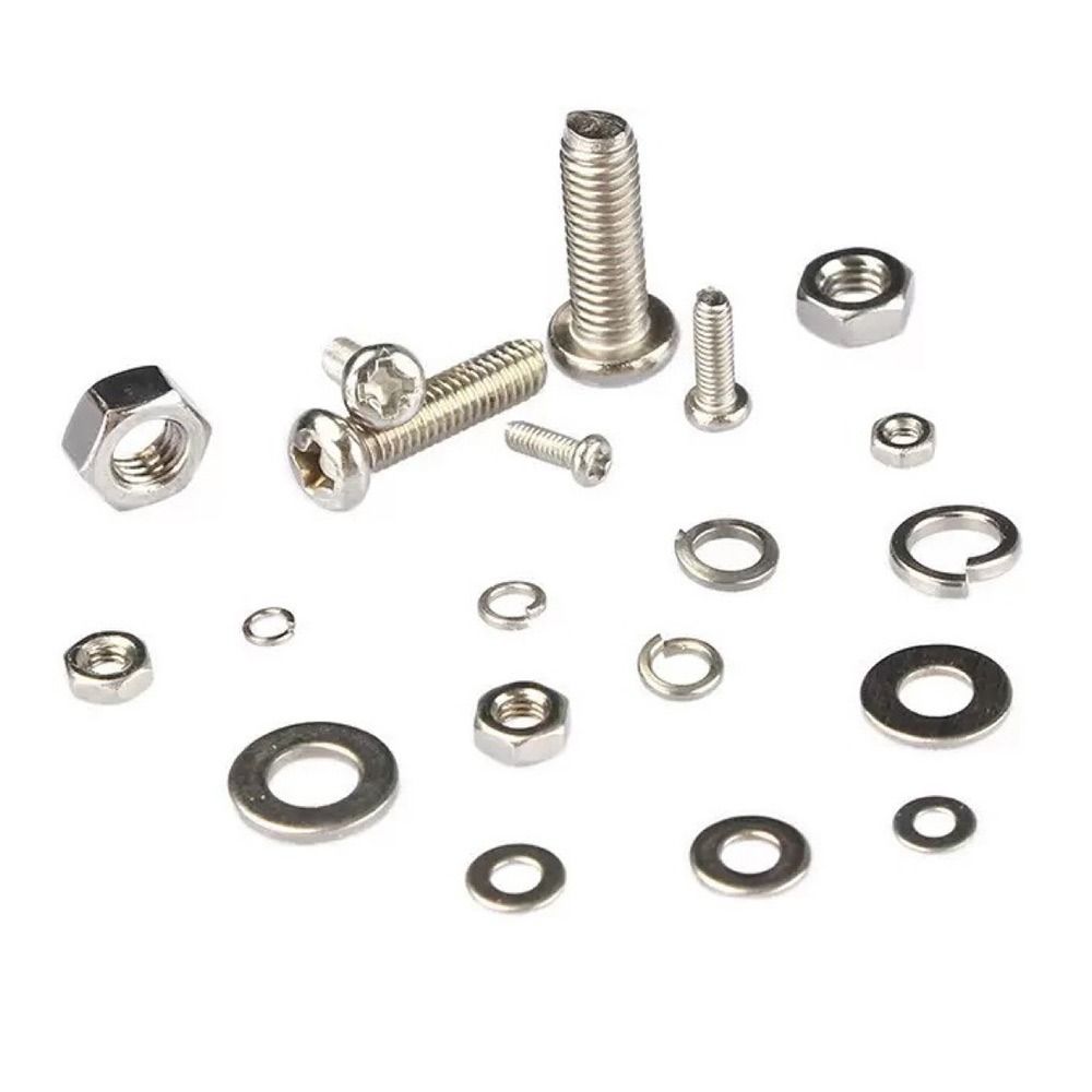 320pcs/box Cross Shaped Round Head Metic Nut and Bolt Assortment Bolt Nut Washer Set Dome Tool