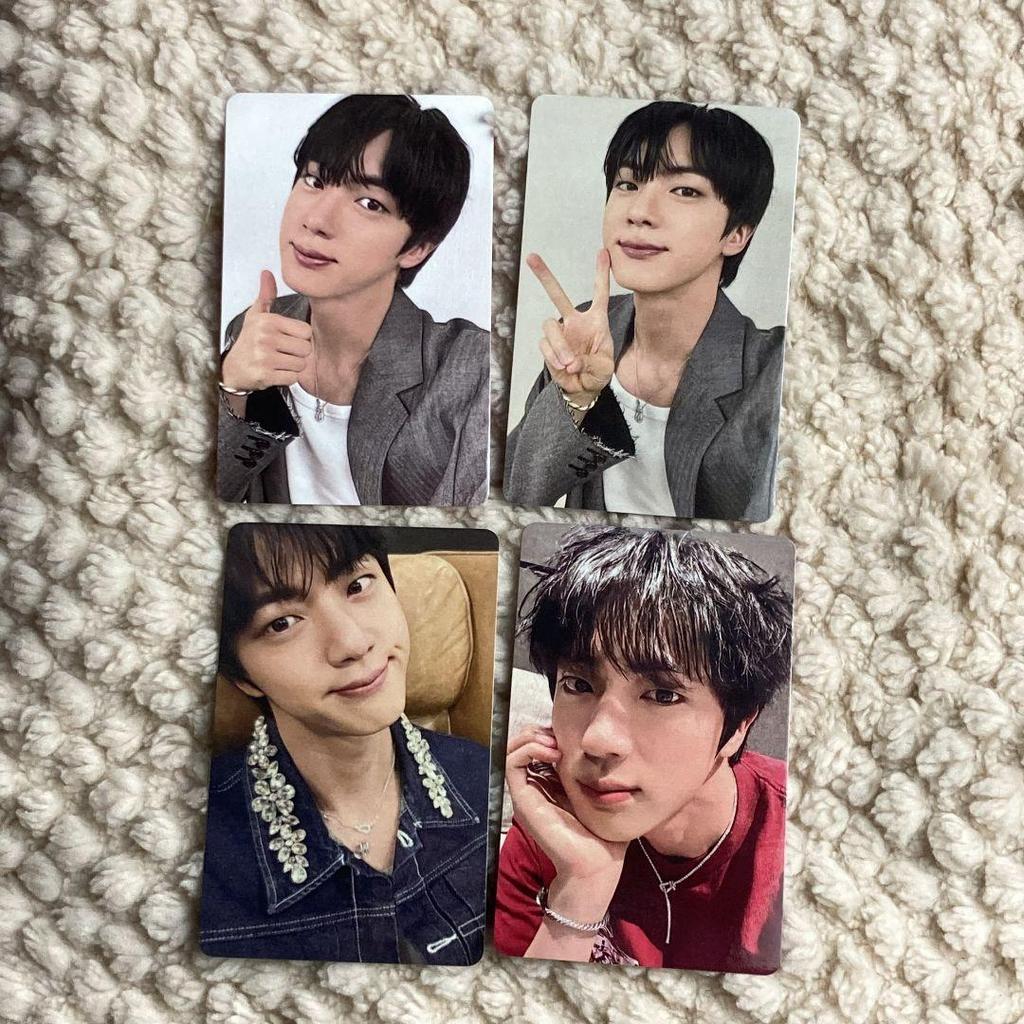 [USED] JIN RUNSEOKJIN_EP.TOUR BTS Limited Edition Trading Cards (4 Pieces)