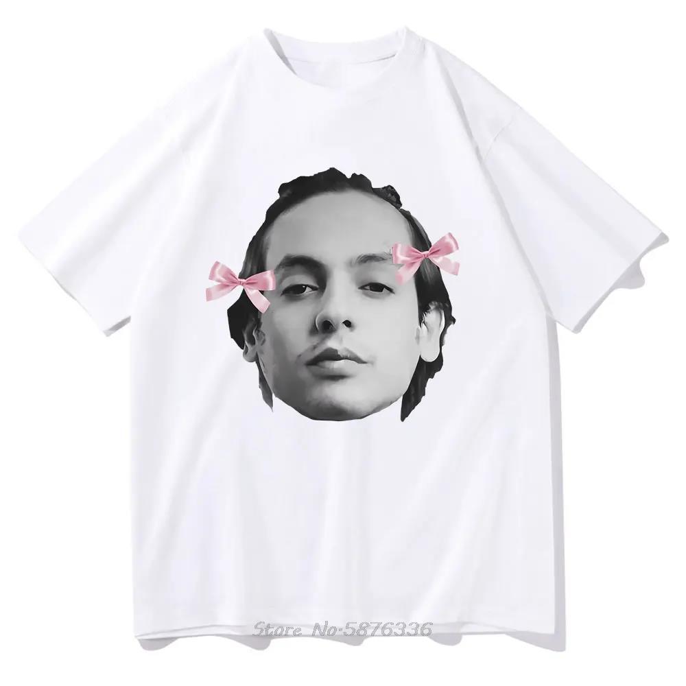 Singer Natanael Cano Facial Printed Tshirt Unisexs Hip Hop Casual T Shirt Oneck Tops Tees Funny Cotton Oversized Tshirt S