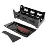 ,   carbon steel that melts cheese evenly, with wooden handle for comfortable cooking
