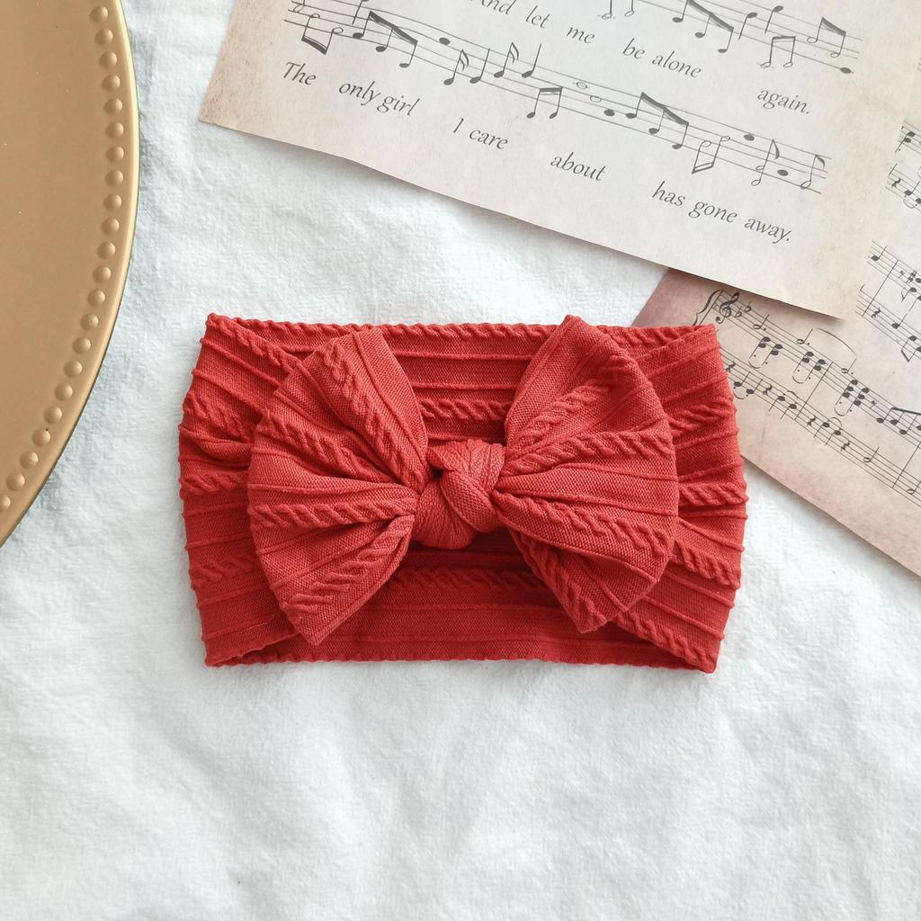 European & American Elastic Nylon Bow Baby Headband Hair Accessories