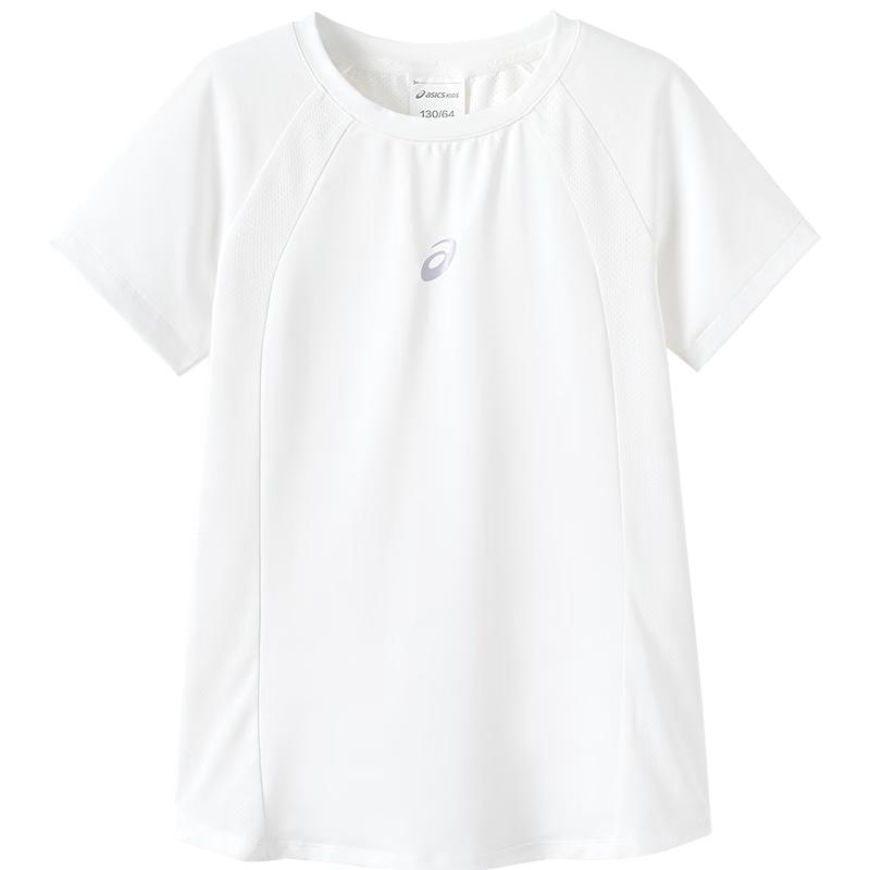 

Asics Girls Waist-Cinched Quick-Dry Raglan Sport T-Shirt M