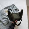 Minimalist Crossbody Bag with Adjustable Strap and Front Zip Pocket Lightweight Everyday Shoulder Bag