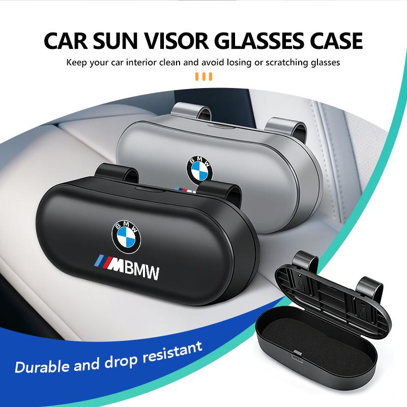 Car Glasses Storage Card Organizer Box Auto Interior Accessories For BMW Performance X1 M3 M6 F01 F02 E34 E36 E60 F10 F20 X6