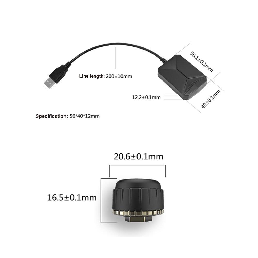 ATOTO AC-UTP1 USB TPMS Reifendrucküberwachungssensorsystem (Externer Sensor)- Spezifiziert für ATOTO