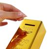 Children Birthday Gifts Gold Bullion Bar Decorative Piggy Bank Coin Bank Coin Case Saving Money Box