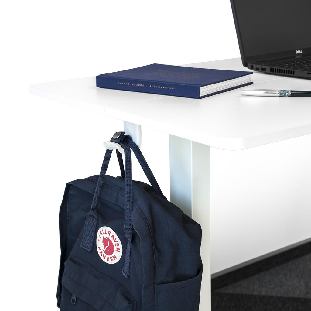 Elektrischer Computertisch, automatisch, verstellbar, weiß, 120x60 hoch