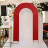 High Elasticity Arch Backdrop Cover U-Shaped Stretchy Open Stand Cover Background Cloth Wedding Party Decoration