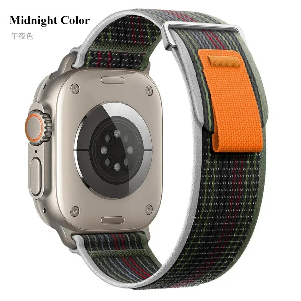 Trail Loop Strap For Apple Watch Series 10 46mm 42mm Sports Nylon Wristband iWatch Ultra 2 49mm 9 8 7 6 5 4 SE 45mm 41mm 44mm 40mm Band
