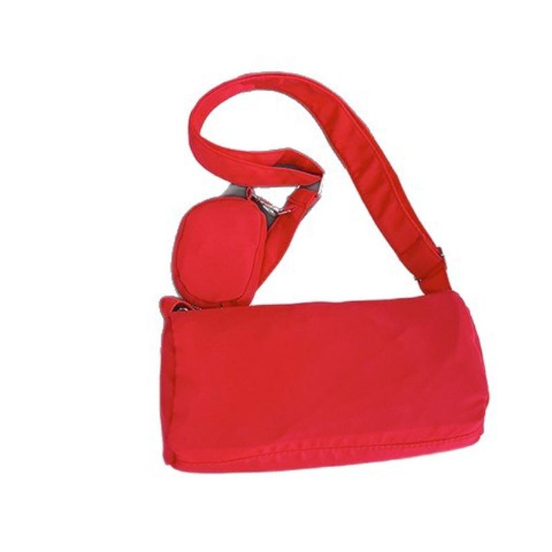 Spring New Fashion Women's Bag, Minimalist Shoulder Bag, Armpit Bag, Casual Commuter Oxford Cloth Pillow Bag CLE