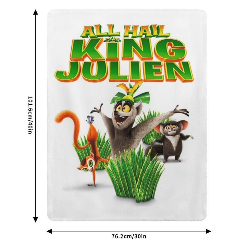 all hail king julien gift for fans all hail king julien crimson Throw Blanket Lightweight Warm Blanket for Travel Camping