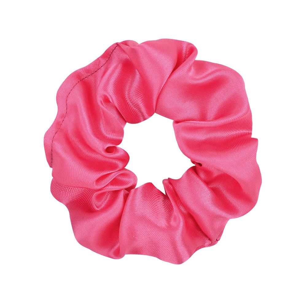 Solid Color Large Intestine Hair Band Color Ding Cloth Elastic Hair Band Hair Accessories Headgear Headrope 095