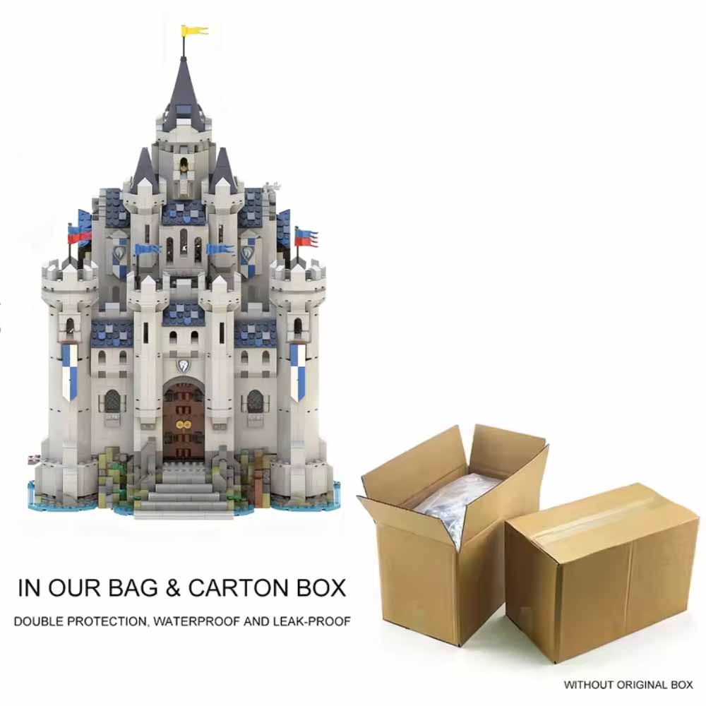 3212pcs Medieval Series MOC-243400 King mearas castle Model Building Blocks Creative Gift Decor Assemble Adult puzzle Gifis