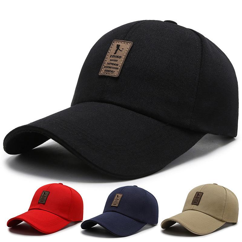 Hat Men's Spring and Summer New Versatile Sunscreen Sunshade Fishing Cap Extended Brim Fashion Baseball Cap Won the Bidding Cap Women