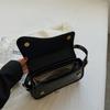 Vintage Shoulder Bag for Woman, Chain Handbag, Black Crossbody Bags, Underarm Bags,
