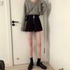 High Waist Slim Fit Zipper Shorts - Wide Leg Casual Summer 2026