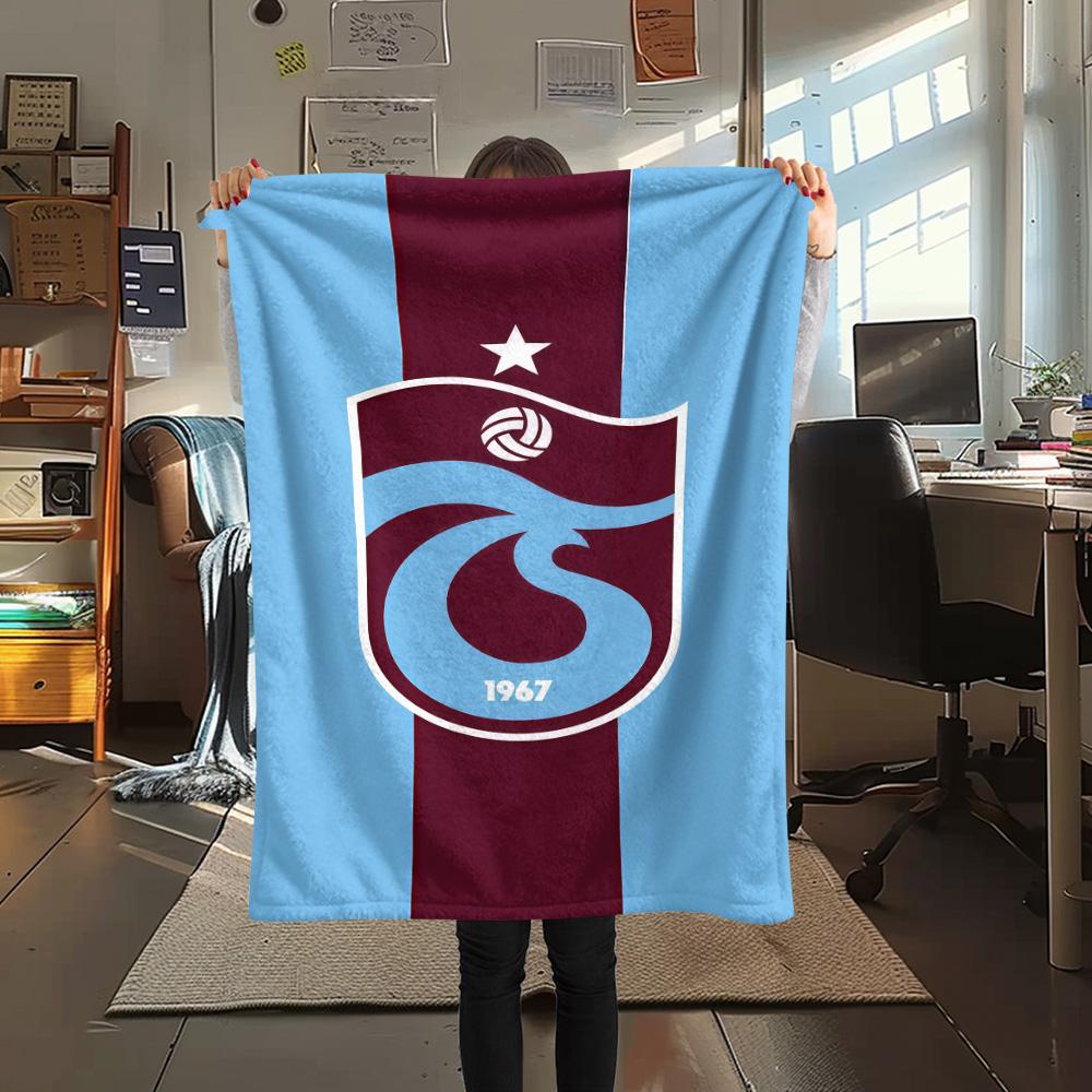 Trabzonspor poster FlAannel Blanket, High quality Comfortable for All Seasons, Home Decor, Warmth and Comfort