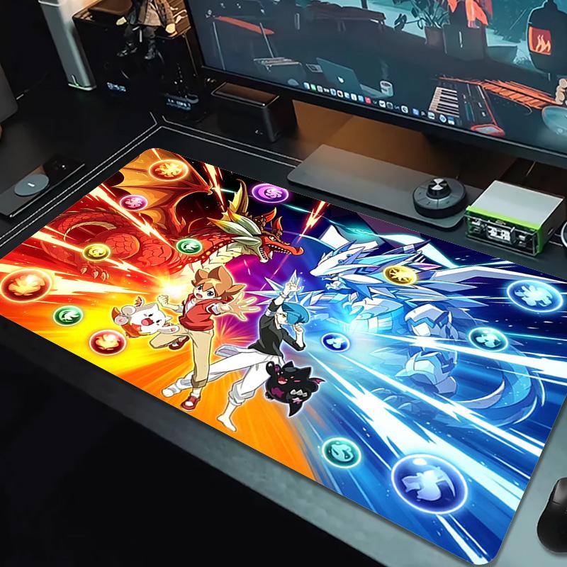 Puzzle & Dragons Color Mouse Pad Large Gaming Table Cushion Non-slip Laptop Tablet Big Mousepad XXL Mat Mini PC Playmat With Lock Edge