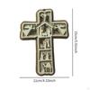 Christmas Tree Cross Decoration Hanging Pendant Decorative Indoor Gifts Wood Ornament Party