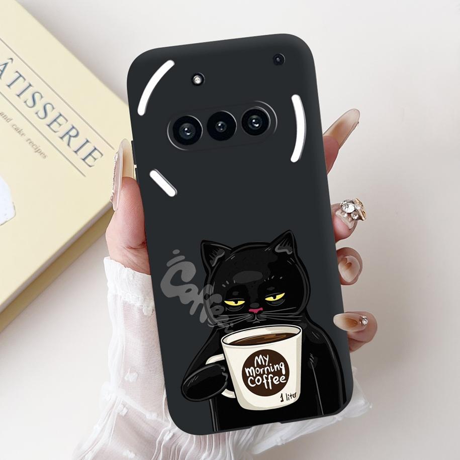 Para Funda Nothing Phone 3A A059 Lindo Dibujo Animado Panda Astronauta Silicona Suave Negro Mate Cubierta Para Nothing Phone3a Pro A059P Fundas