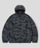 Slow Record House Ripstop Camo Windbreaker_Charcoal