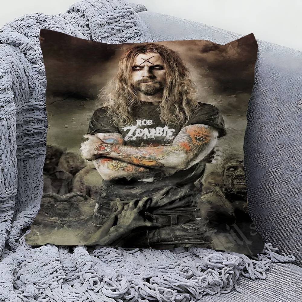 Rob Zombie Personalized Pillow Cover Kids Bedroom Wild Party Decor Pillowcase Kid Birthday Shower Gift