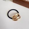 Minimalist Metal Hair Ring - New Korean Style High-End Ponytail Tie Rubber Band.