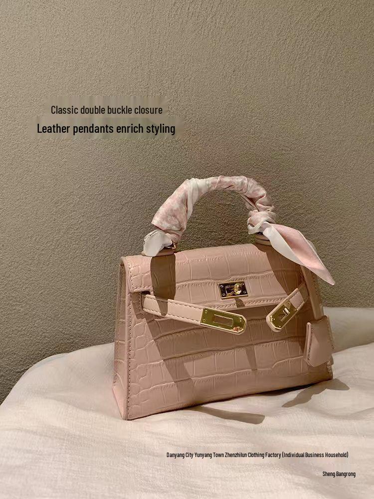 Versatile Kelly Bag: Luxury Textured Handbag for All Seasons - Women's Fashion, Casual Style