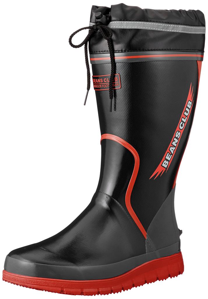 Mesh color boots BEANS CLUB Black cm 3E [Fukuyama Rubber] Men's 26.0~26.5