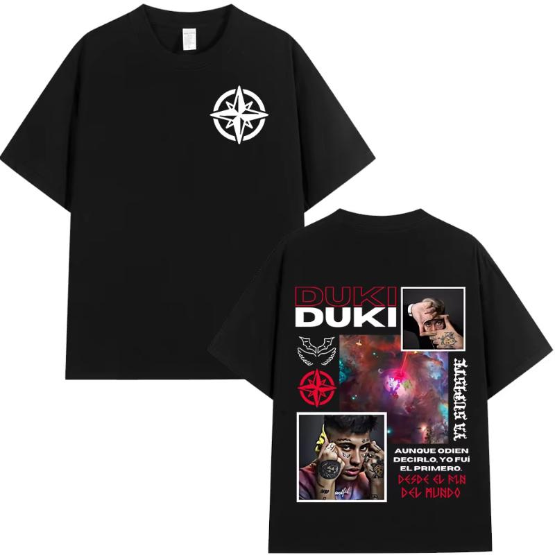 Rapper Duki ADA Tour Merch Tshirt Unisexs Women Clothing Cotton Cozy Oversized Tshirts Hip Hop Short Sleeve T Shirts Streetwear