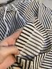 Women's Petite Retro Striped Wide-Leg Pants - Summer Casual Slimming Straight-Leg Style
