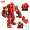 Oenux Original Wilde Dinosaurier Mythos Drache Tiere Modell Feuer Bulle Krake Monster Krabbe Actionfiguren Kinder Sammlung Spielzeug Geschenk