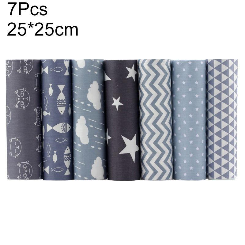 6/7/8 szt. Tkanina patchworkowa 25x25cm Splot skośny DIY Drukowana 40x50cm Tkanina bawełniana Materiał do pikowania i szycia Zestaw