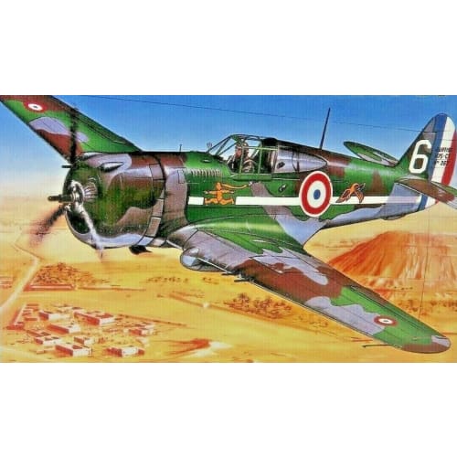 SEMAR 1/72 American Curtiss P-36/H.75 Hawk Fighter Plastic Model Kit (SME72841)