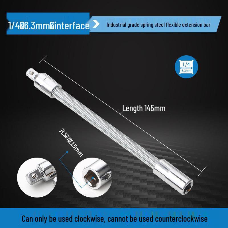Bendable Elastic Extension Rod Tool