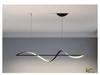 Modern Minimalist Twisted Strip Pendant Light for Dining or Bar