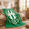 Ferencvaros Print Flannel Blanket Soft Warm Sofa Bed Throw Blanket For Home Office Bedroom
