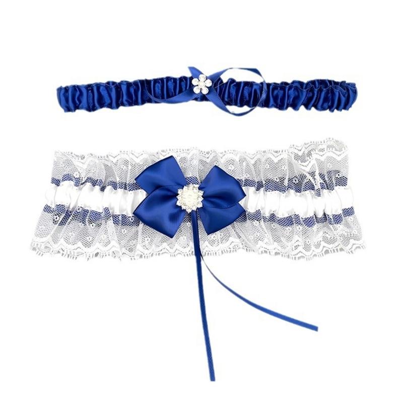 Elegant Sateen Wedding Garter Belt Soft Secure Bend Comfortable Wear For Spouses And Formal Clothing Accessories