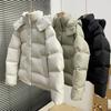 2025 Women's Petite White Duck Down Jacket - Simple, Fashionable, Hot-Selling Lu Style - Warm, Thickened Coat