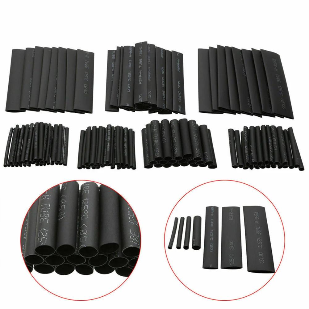 127/328/530 uds Tubo Termorretráctil Funda Cable Alambre Envoltura Tubo Surtido Kit Conjunto Aislamiento Cable Alambre Funda Protector