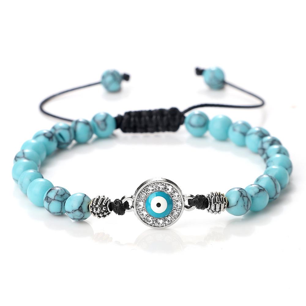 Devil's Blue Eye Zircon Bracelet: European & American Style Women's Jewelry