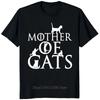 Mother of Cats Print Tshirts Summer Funny Fashion Casual Tops for Women Oversize Comfortable ONeck Short Sleeve Tshirts