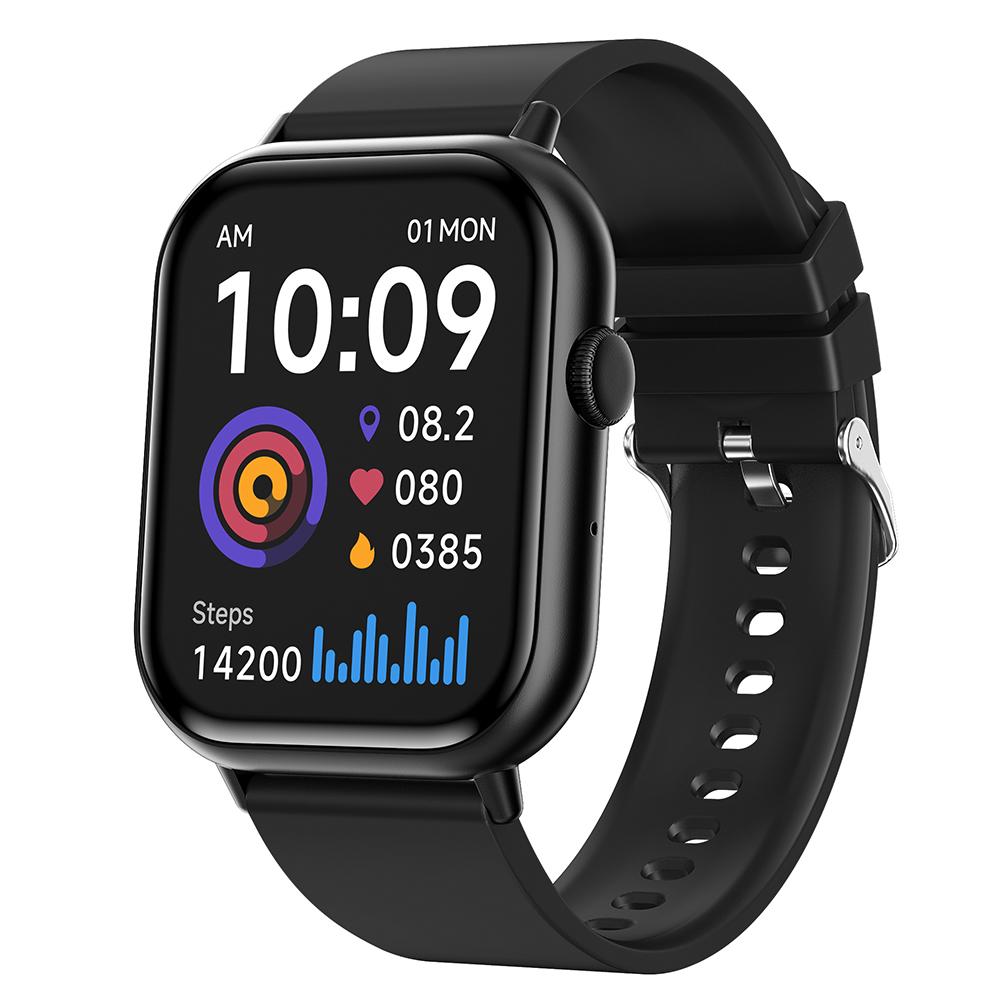 

G44 2.01 Inch Smart Watch 24 Hours Heart Rate Monitor Fitness Tracker Wristwatch , Silicone Strap