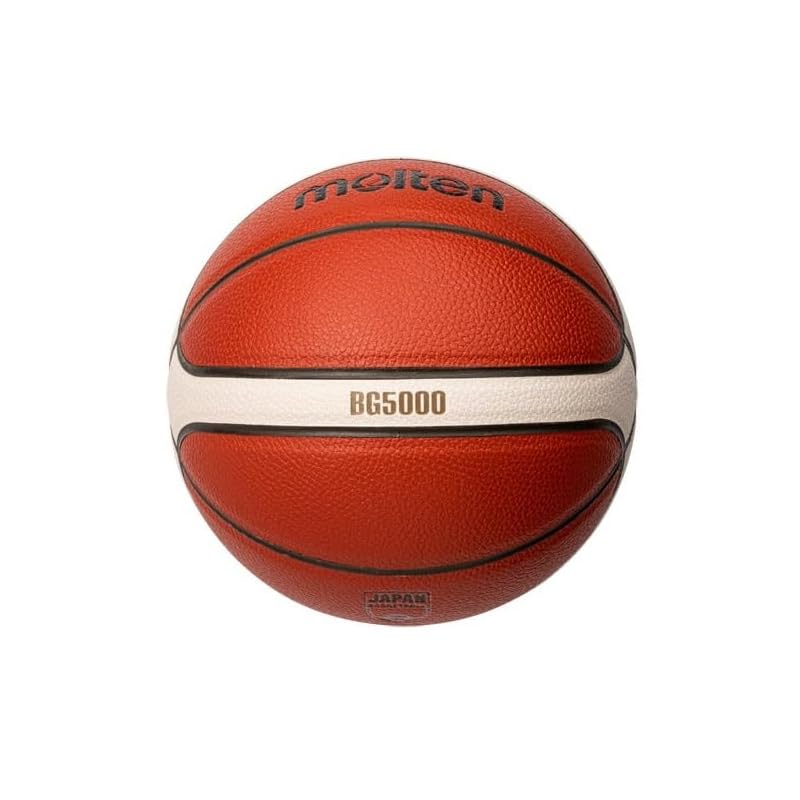 Molten Basketball, Elementary School Size, Size 5, Official Ball, BG5000, Orange x Ivory (B5G5000)