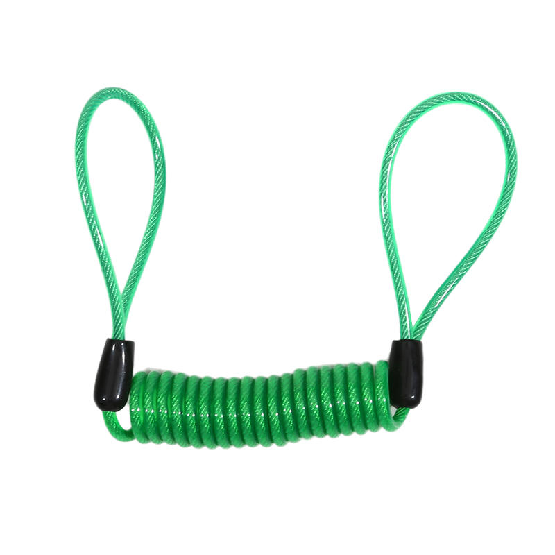 1.2m Safety Disc Brake Helmet Wire Bicycle Lock Rope Anti-theft Security Reminder Motorcycle Spring Cable 2025 NEW