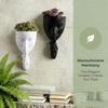 Bohemian Style Decorative Vases Silent Human Face Artistic Face Planter Hanging Planter  Bedroom